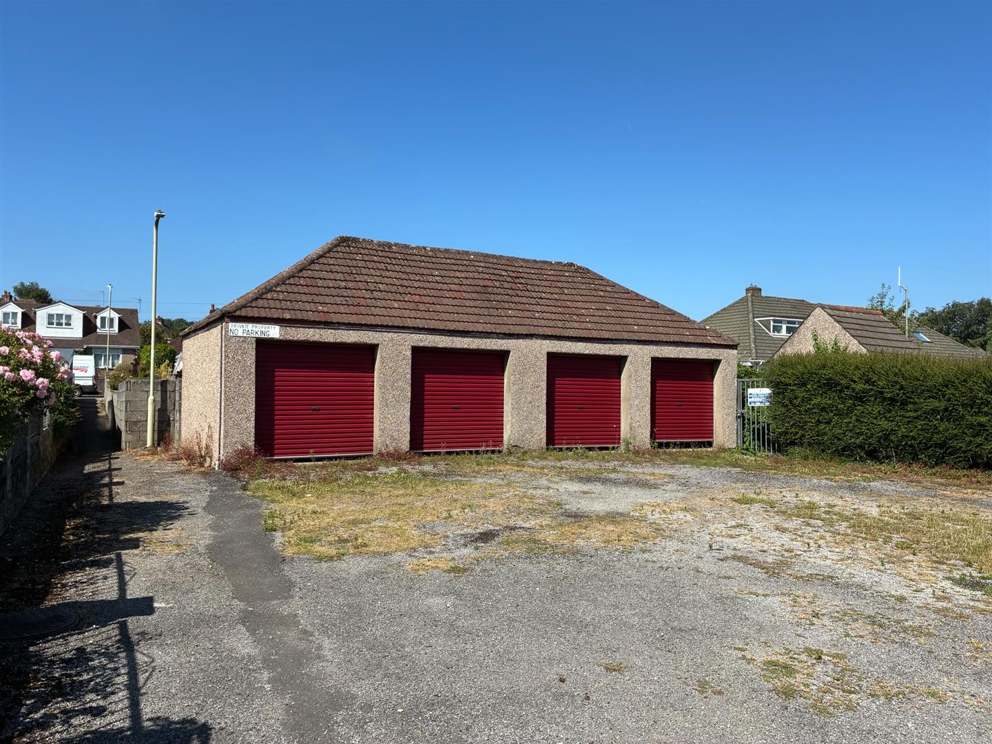 4 No. Lock-Up Garages, Moorlands Road, Bridgend